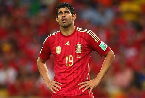 Dưới thời Del Bosque, Costa tỏ ra quá lạc lõng tại đội tuyển Tây Ban Nha