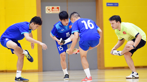 ĐT Futsal Việt Nam nâng cao nền tảng thể lực