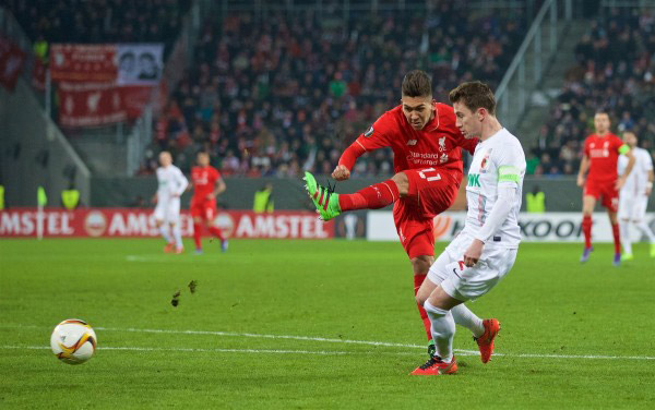 Ở cúp châu Âu, Liverpool sau khi vượt qua vòng bảng Europa League với vị trí đầu bảng đã gặp đối thủ Augsburg tại vòng 1/16. 