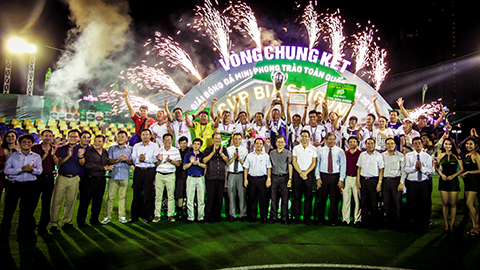 Cúp Bia Saigon 2016: Sân chơi đỉnh cao của bóng đá phong trào