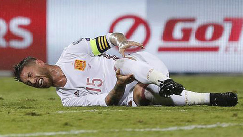 Sergio Ramos nguy cơ nghỉ 1 tháng vì chấn thương