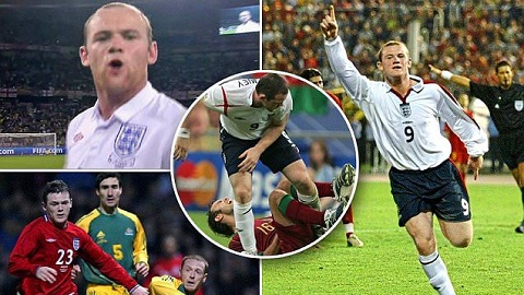 Đỉnh cao & vực sâu của Rooney tại ĐT Anh