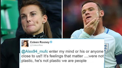 Vợ Rooney bênh chồng chằm chặp