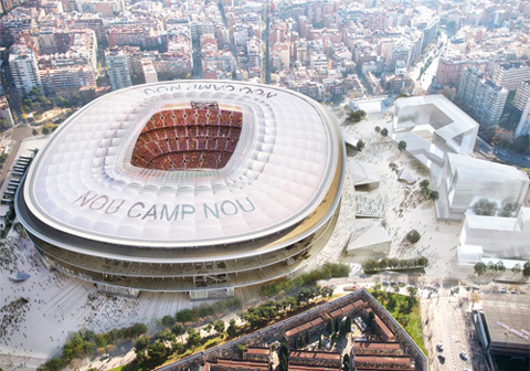 Bản thiết kế Nou Camp mới