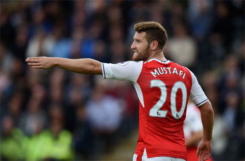 Mustafi giúp tăng chất thép cho hàng thủ Arsenal