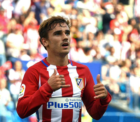 Griezmann thể hiện phong độ làm bàn xuất sắc tại Atletico