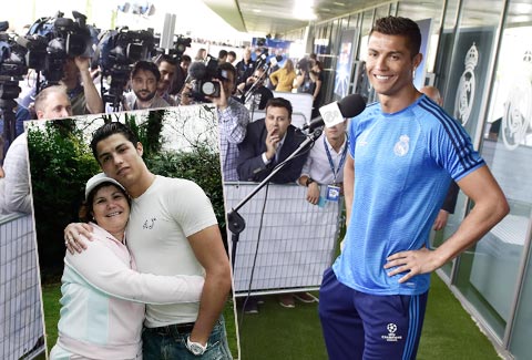 Thân mẫu Dolores của Ronaldo luôn mong anh khoác áo Real