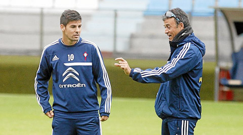 HLV Enrique luôn tin tưởng Nolito khi hai người còn làm việc cùng nhau tại Barca B và Celta Vigo
