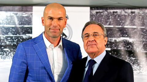 Perez từ chối đề xuất bổ nhiệm GĐTT của Zidane