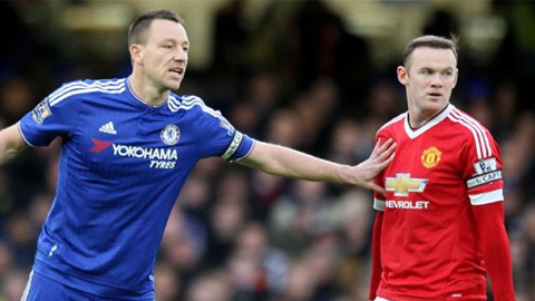 Đội hình dự kiến Chelsea vs M.U: Rooney trở lại ghế dự bị