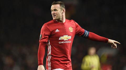 Rooney vắng mặt ở trận đại chiến với Chelsea