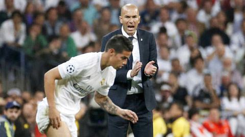 Được Perez chống lưng, Zidane sẽ bán James!