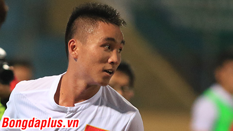 Bàn thắng của Trần Thành đưa Việt Nam dự U20 World Cup - Ảnh: Đức Cường 
