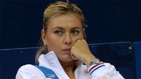Sharapova biến mất khỏi bảng xếp hạng WTA