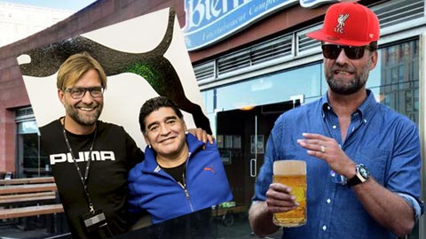 Klopp khoái bia và hâm mộ Maradona