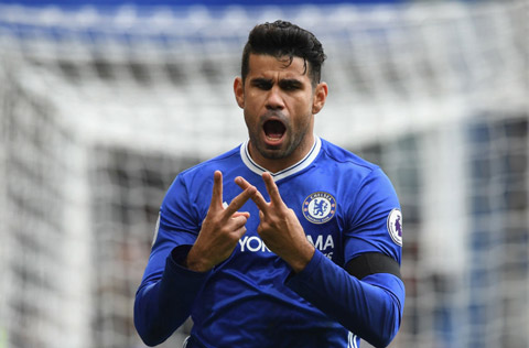 Costa đang dẫn đầu danh sách làm bàn tại Ngoại hạng Anh 2016/17