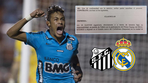 Tiết lộ về giao kèo giữa Real và Santos về Neymar năm 2011