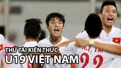 Thử tài kiến thức về ĐT U19 Việt Nam
