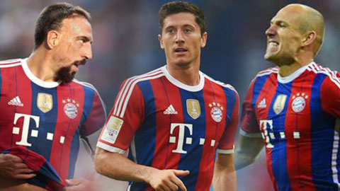 Bayern sắp trói xong Lewandowski, Ribery và Robben