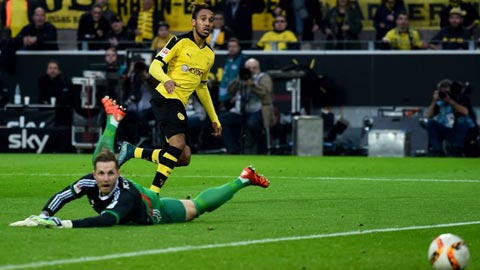 Aubameyang và Dortmund nhiều khả năng sẽ chia điểm trước Schalke