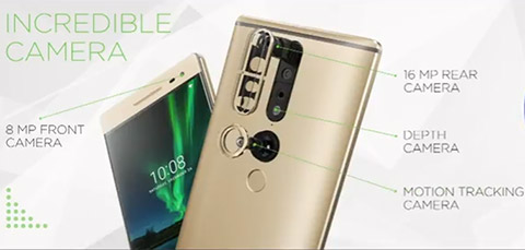 Lenovo PHAB 2 Pro sở hữu tới 4 camera