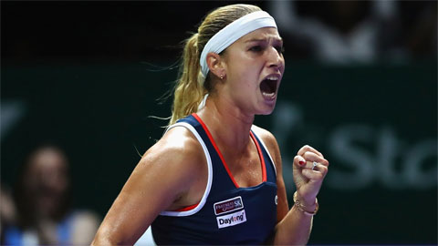 Cibulkova đã có một trận đấu tuyệt vời trước tay vợt số 1 thế giới Kerber