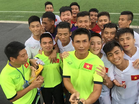 Thế Anh từng làm nhiệm vụ ở đội U16 Việt Nam