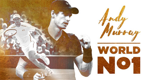 Murray trở thành tay vợt số 1 thế giới