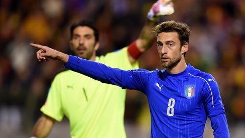 Mới bình phục, Marchisio đã được gọi lại ĐT Italia