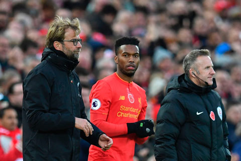 Thái độ của Sturridge cho thấy không hề có sự tiêu cực trong phòng thay đồ