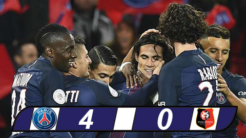 Đại thắng Rennes, PSG phả hơi nóng vào gáy Nice