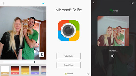 Microsoft Selfie: Ứng dụng chụp ảnh selfie chạy Android