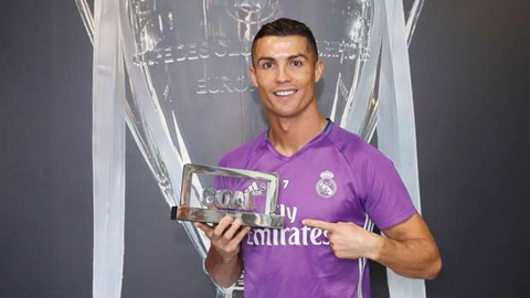 Ronaldo giành giải cầu thủ hay nhất thế giới do Goal bình chọn