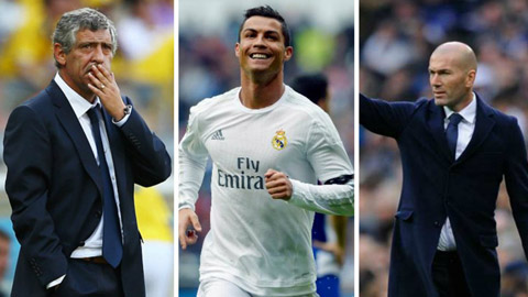 Loại Zidane, Ronaldo chọn Santos là HLV xuất sắc nhất năm