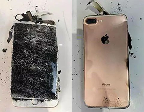 Chiếc iPhone 7 Plus tanh bành sau vụ nổ