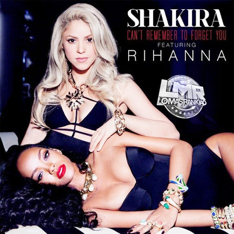 Shakira chỉ được song ca cùng những đồng nghiệp nữ như Rihanna