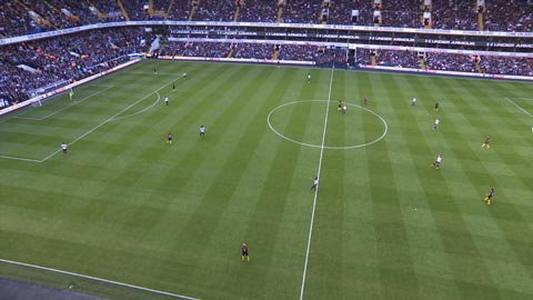 Tottenham dâng cao và gây áp lực ngay từ hàng thủ Man City