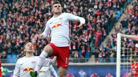 RB Leipzig phản chiếu trong hình ảnh Timo Werner