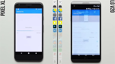 Google Pixel XL vs LG V20: Bại tướng Google