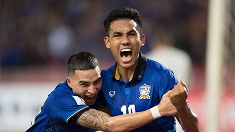 Thái Lan có điểm số đầu tiên ở vòng loại World Cup