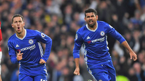 Chelsea đón tin mừng từ Hazard và Costa