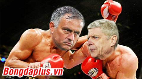 Ảnh chế: Cặp đôi oan gia Mourinho và Wenger