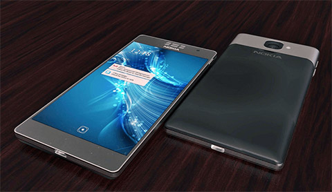 Hình ảnh được cho là 2 mẫu smartphone chạy Android của Nokia