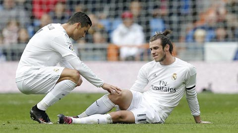 Những chấn thương suốt thời gian qua đã ngăn cản đà thăng tiến của Bale