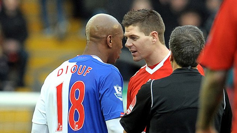 Diouf: Gerrard không dám nhìn thẳng vào mắt tôi