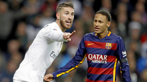 Ramos và Neymar sẽ lỡ Siêu kinh điển nếu nhận thêm thẻ
