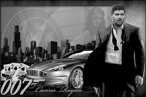 Steven Gerrard được Daniel Craig đề cử vào vai James Bond trứ danh