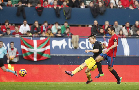 Gameiro ghi bàn thắng thứ 2 cho Atletico