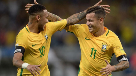 Top 5 ngôi sao Brazil đang chinh chiến ở châu Âu