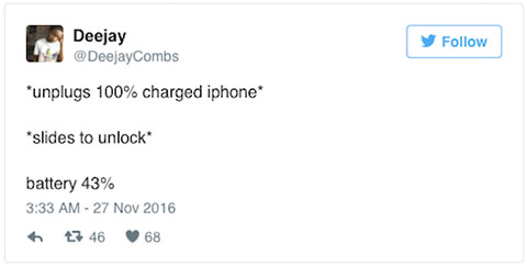 Người dùng bất bình vì thiết bị của họ bị hao pin nhanh sau khi nâng cấp lên iOS 10.1.1